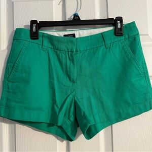 J.Crew Green Chino Shorts | Size 6